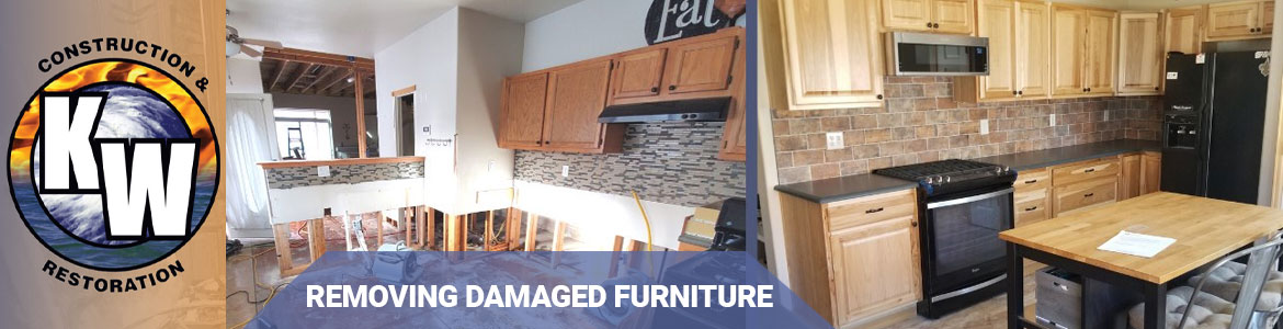 Removing damaged furniture in Colorado Springs & Leadville, CO