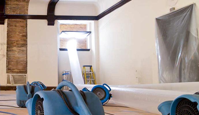 Water damage restoration equipment