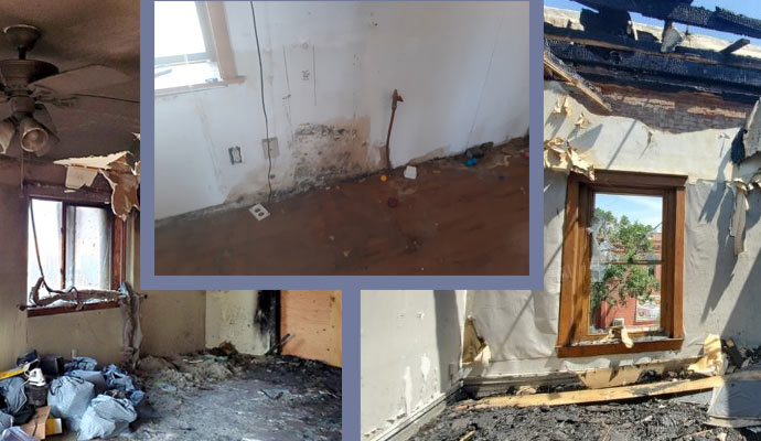 fire and mold damage inspection