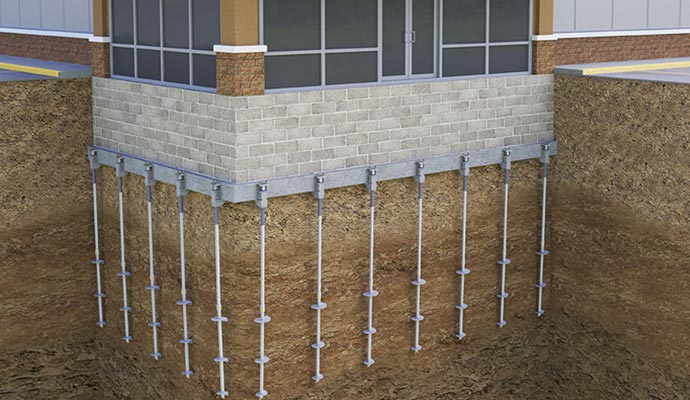 foundation helical piers
