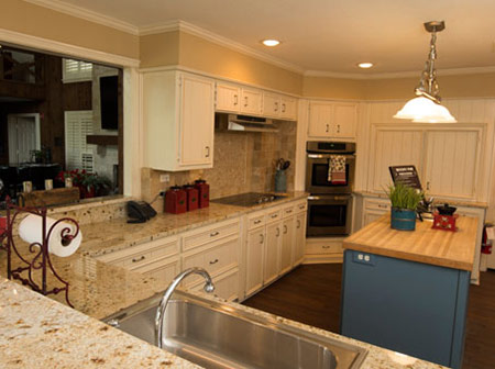 kitchen after being remodeled