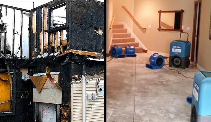 Fire & water damage restoration