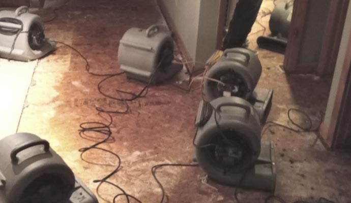 water damage restoration